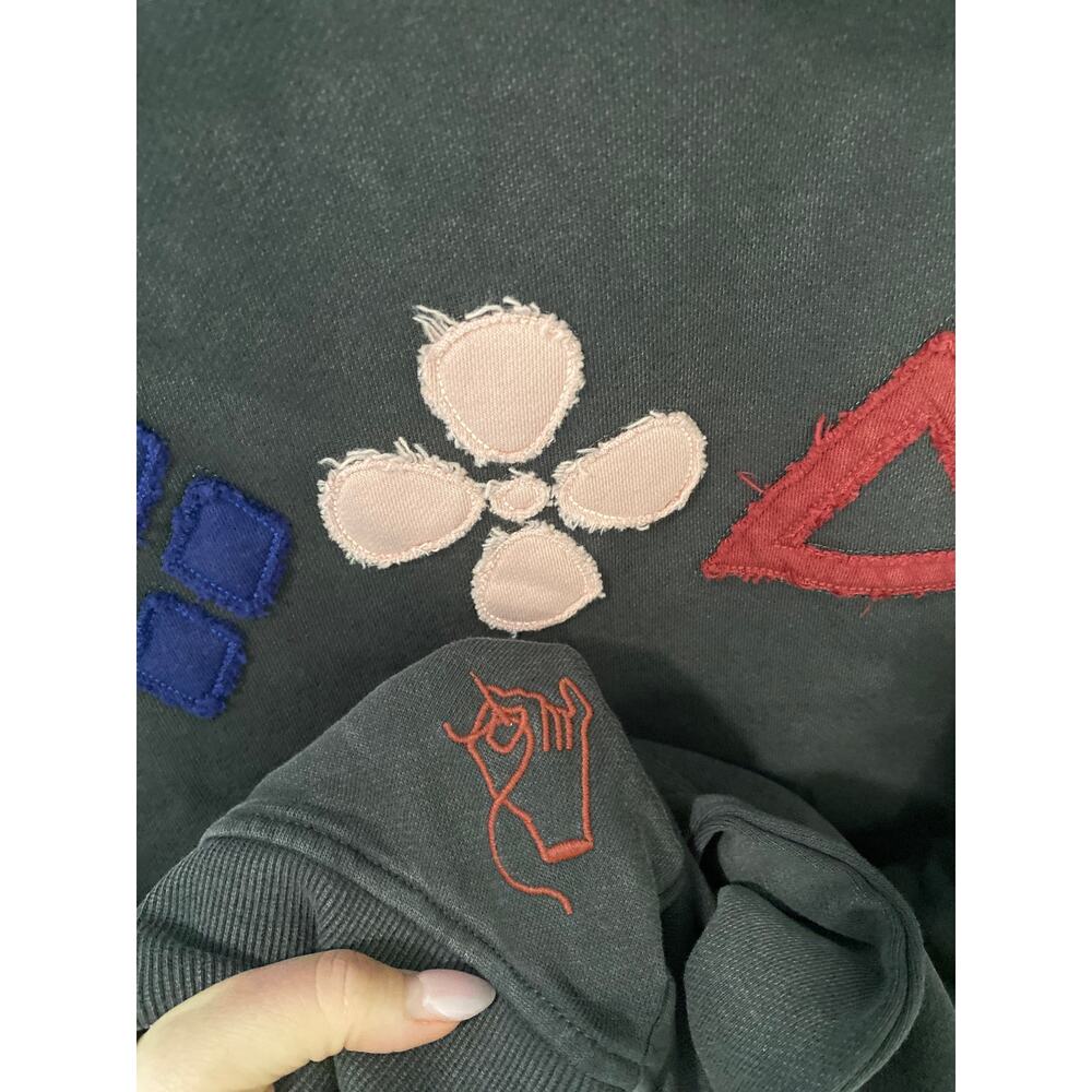 Steady Hands x Samurai Champloo Crunchyroll Hoodie Gray Medium NWT Unisex - Picture 6 of 6
